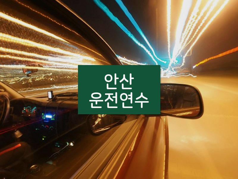 안산운전연수 후기
