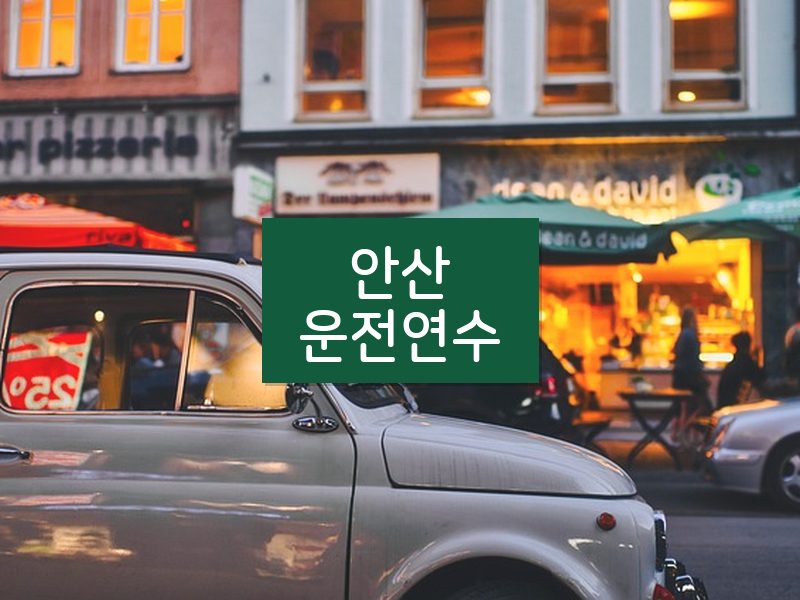 안산운전연수 후기
