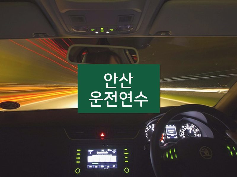 안산운전연수 후기