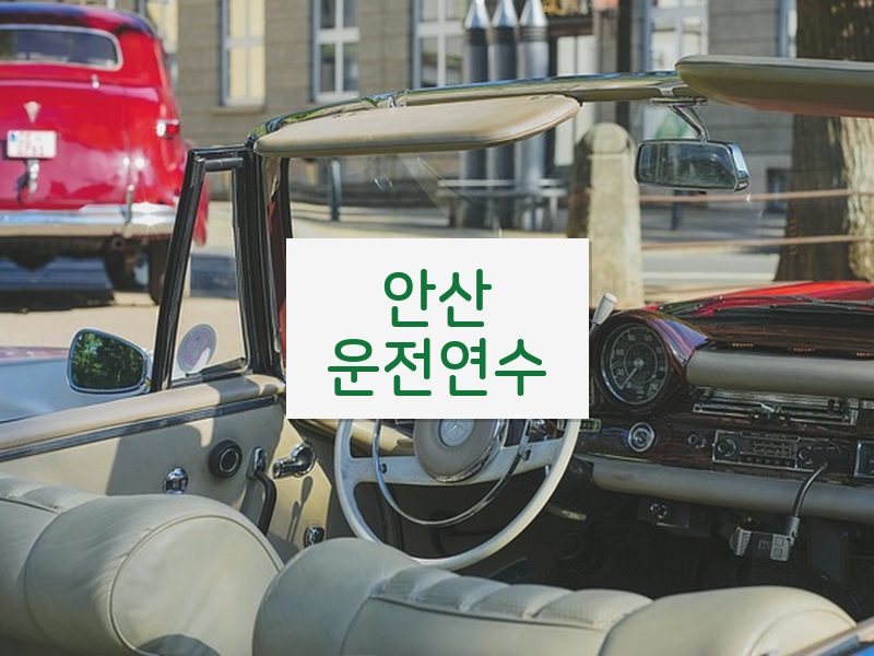 안산운전연수 후기