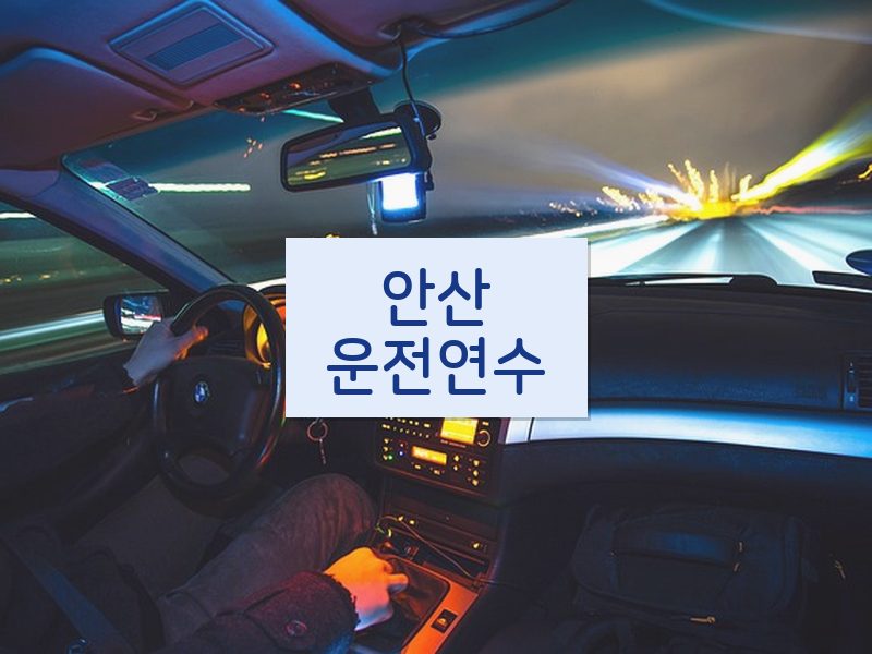 안산운전연수 후기