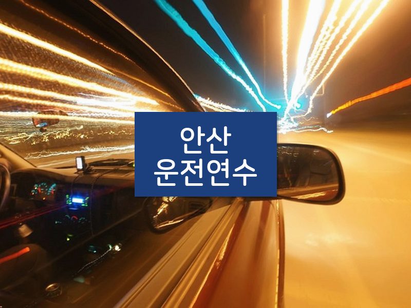 안산운전연수 후기