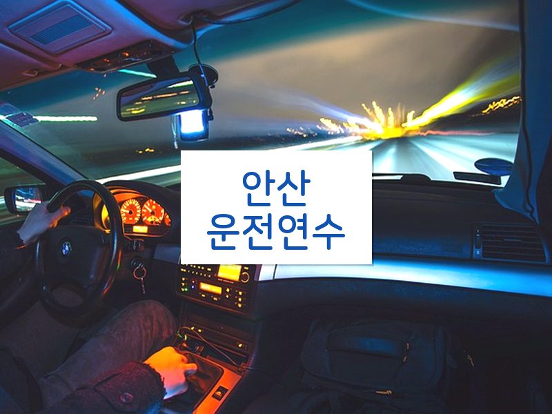 안산운전연수 후기