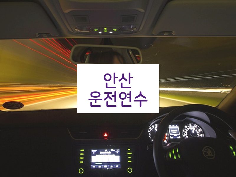 안산운전연수 후기