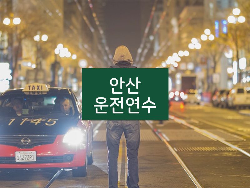 안산운전연수 후기