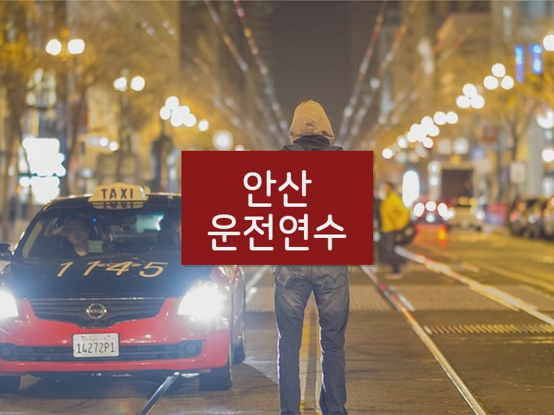 안산운전연수 후기