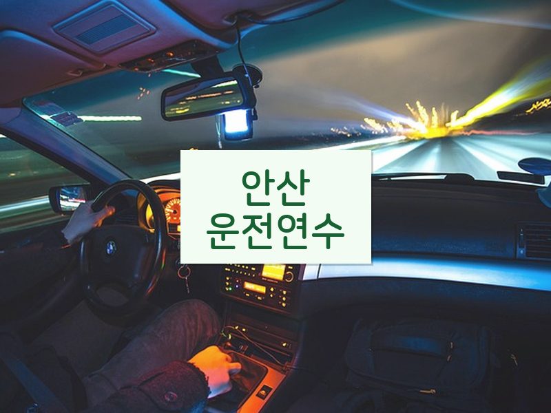 안산운전연수 후기