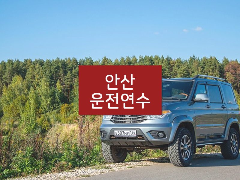 안산운전연수 후기