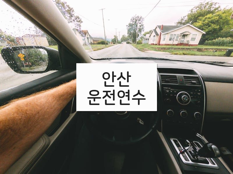 안산운전연수 후기