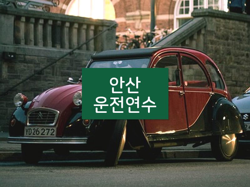 안산운전연수 후기