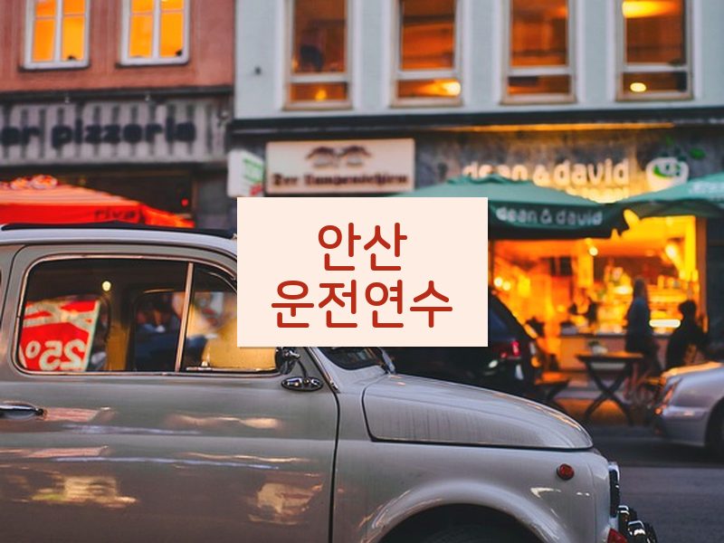 안산운전연수 후기