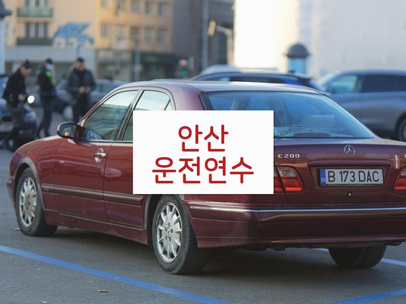 안산운전연수 후기