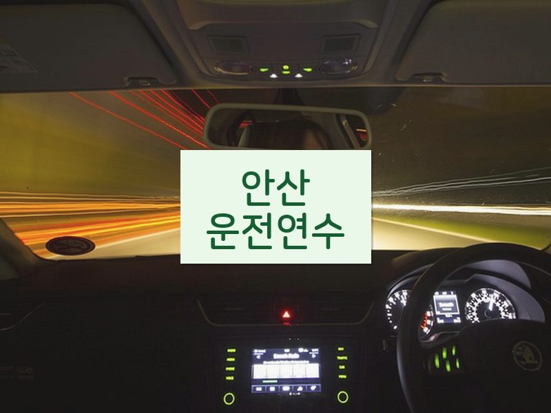 안산운전연수 후기