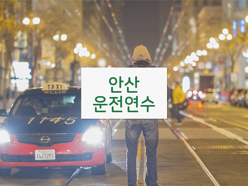 안산운전연수 후기