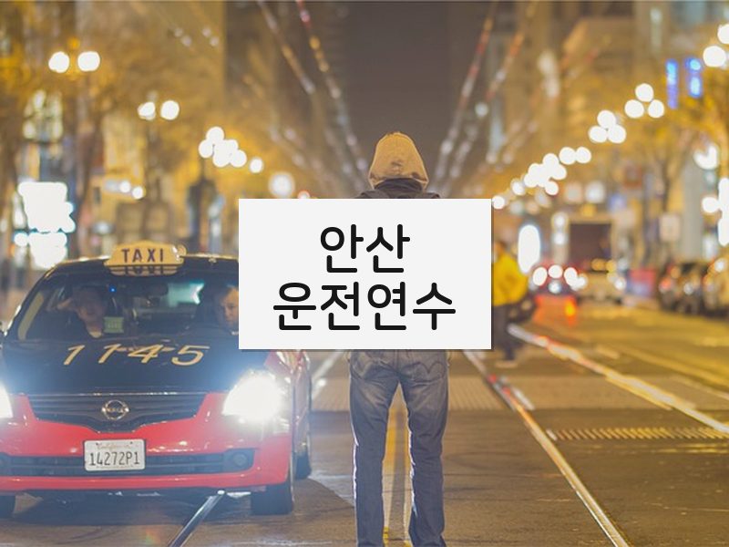 안산운전연수 후기