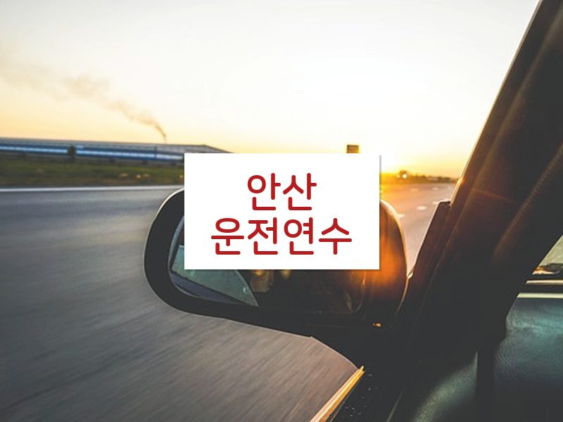 안산운전연수 후기
