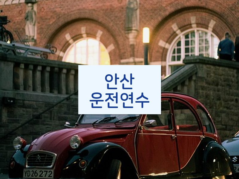 안산운전연수 후기