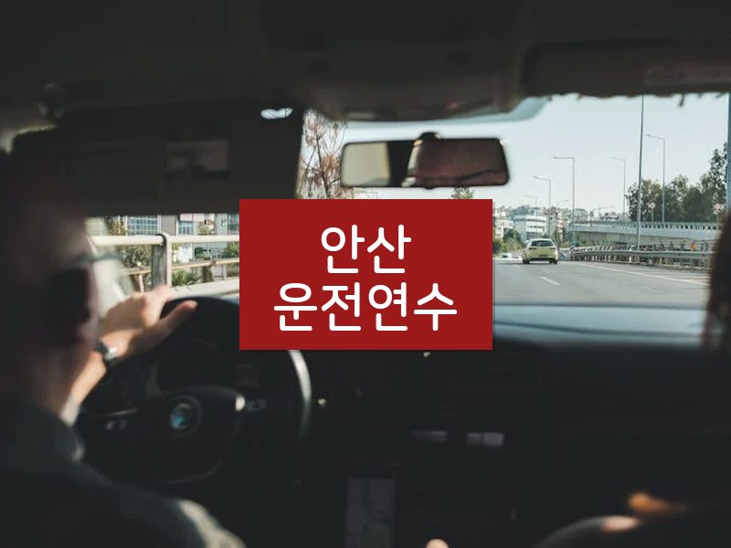 안산운전연수 후기