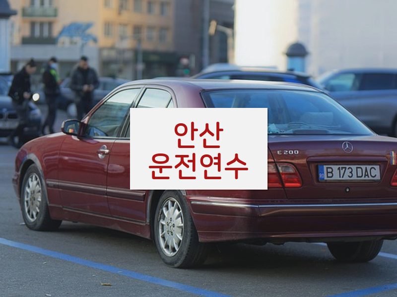 안산운전연수 후기