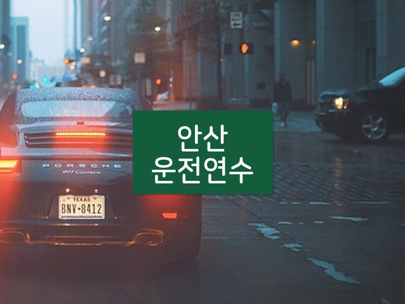 안산운전연수 후기