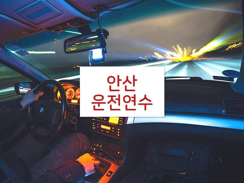 안산운전연수 후기