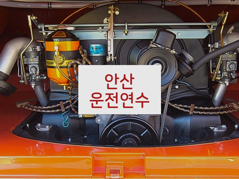 안산운전연수 후기
