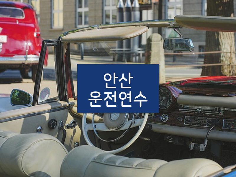 안산운전연수 후기