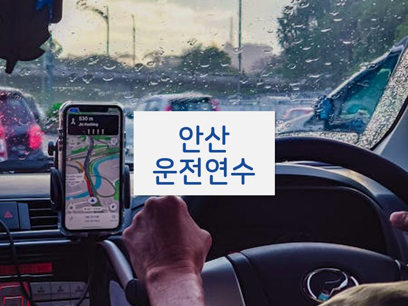 안산운전연수 후기