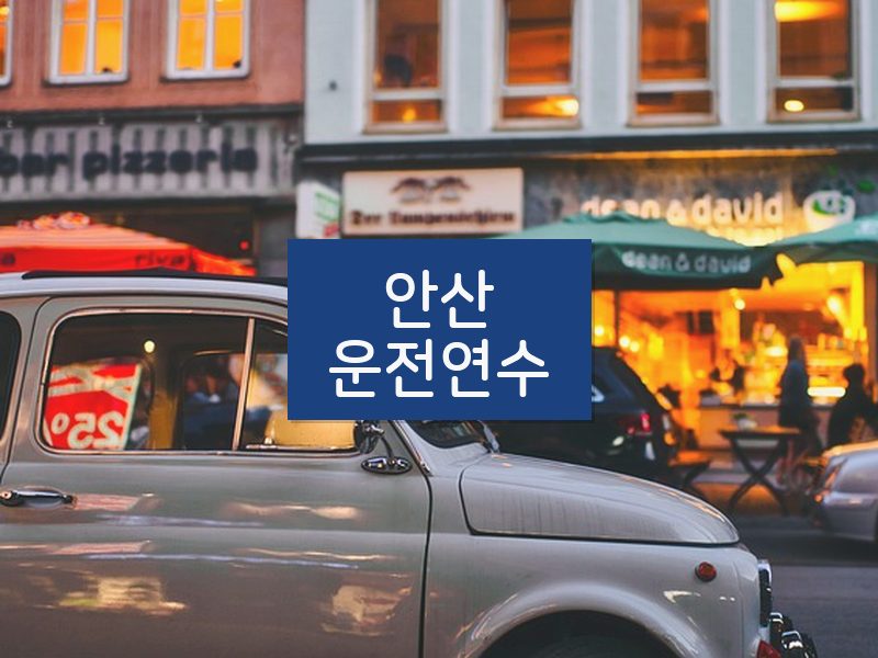안산운전연수 후기